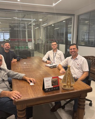 Visita Institucional: Representantes da ACIAA e FACISC visitam a empresa Diferro